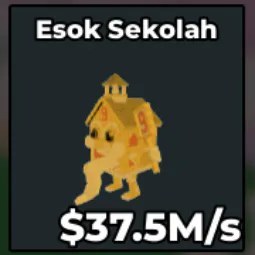 Steal a Brainrot: Gold Esok Sekolah
