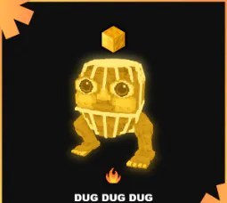 Steal a Brainrot: Rare Secret Gold Dug Dug Dug