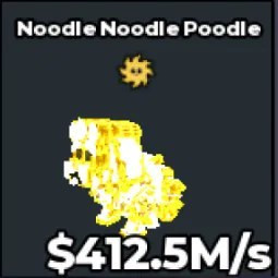 Steal a Brainrot: Noodle Noodle Poodle Divine With 1