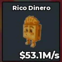 Steal a Brainrot: Gold Rico Dinero Low Exist Wann