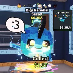 Steal a Brainrot: Digi Narwhal 8