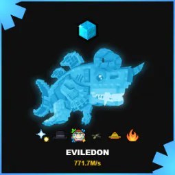 Steal a Brainrot: Rare Secret Diamond Eviledon