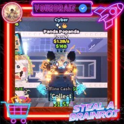 Steal a Brainrot: Panda Popanda Cyber