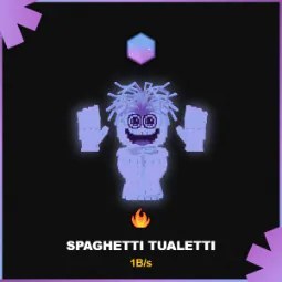 Steal a Brainrot: Rare Secret Crystal Spaghetti Tualetti