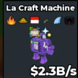 Steal a Brainrot: La Craft Machine With 8