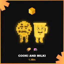 Steal a Brainrot: Rare Secret Gold Cooki and Milki