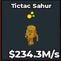 Steal a Brainrot: Gold Tictac Sahur Has Lucky