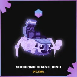 Steal a Brainrot: Rare Secret Crystal Scorpino Coasterino