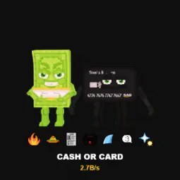 Steal a Brainrot: Rare Secret Cash or Card