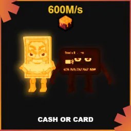 Steal a Brainrot: Lava Cash or Card