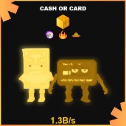 Steal a Brainrot: Gold Cash or Card