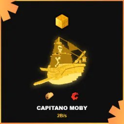 Steal a Brainrot: Rare Secret Gold Capitano Moby
