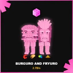 Steal a Brainrot: Rare Secret Candy Burguro and Fryuro