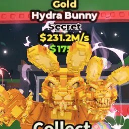 Steal a Brainrot: Response Gold Hydra Bunny 1000