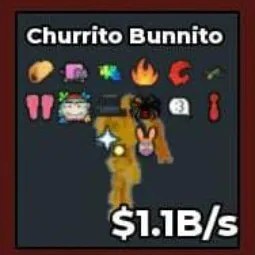 Steal a Brainrot: Skz147 Gold Churrito Bunnito