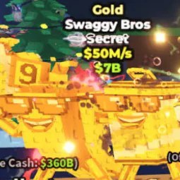 Steal a Brainrot: Gold Swaggy Bros