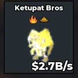 Steal a Brainrot: Dev323 Divine Ketupat Bros Very