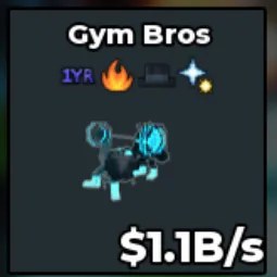 Steal a Brainrot: Cyber Gym Bros Has 1yr