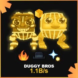 Steal a Brainrot: Gold Duggy Bros Fire Matteo Hat Cometstruck Insta