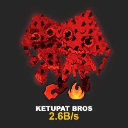 Steal a Brainrot: Cursed Ketupat Bros Claws Fire Insta