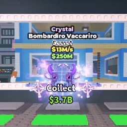 Steal a Brainrot: Bombardiro Vaccariro Crystal
