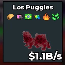 Steal a Brainrot: Los Puggies Bloodrot With 6