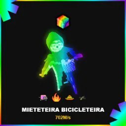 Steal a Brainrot: Rare Secret Rainbow Mieteteira Bicicleteira
