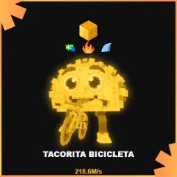 Steal a Brainrot: Gold Tacorita Bicicleta