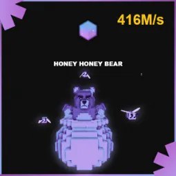 Steal a Brainrot: Crystal Honey Honey Bear