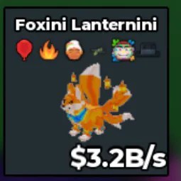 Steal a Brainrot: Foxini Lanternini Has Red Balloon and 2 Exist