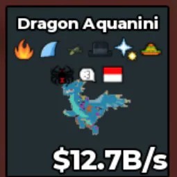 Steal a Brainrot: Pg 12 7b Dragon Aquanini With 9