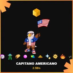 Steal a Brainrot: Gold Capitano Americano Insta and
