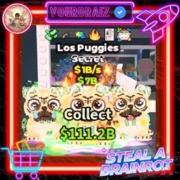 Steal a Brainrot: Los Puggies All