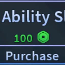 A 1 Ability Slot 100R