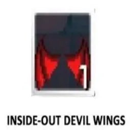 Inside Out Devil Wings