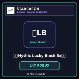Mythic Lucky Block 3x 147R