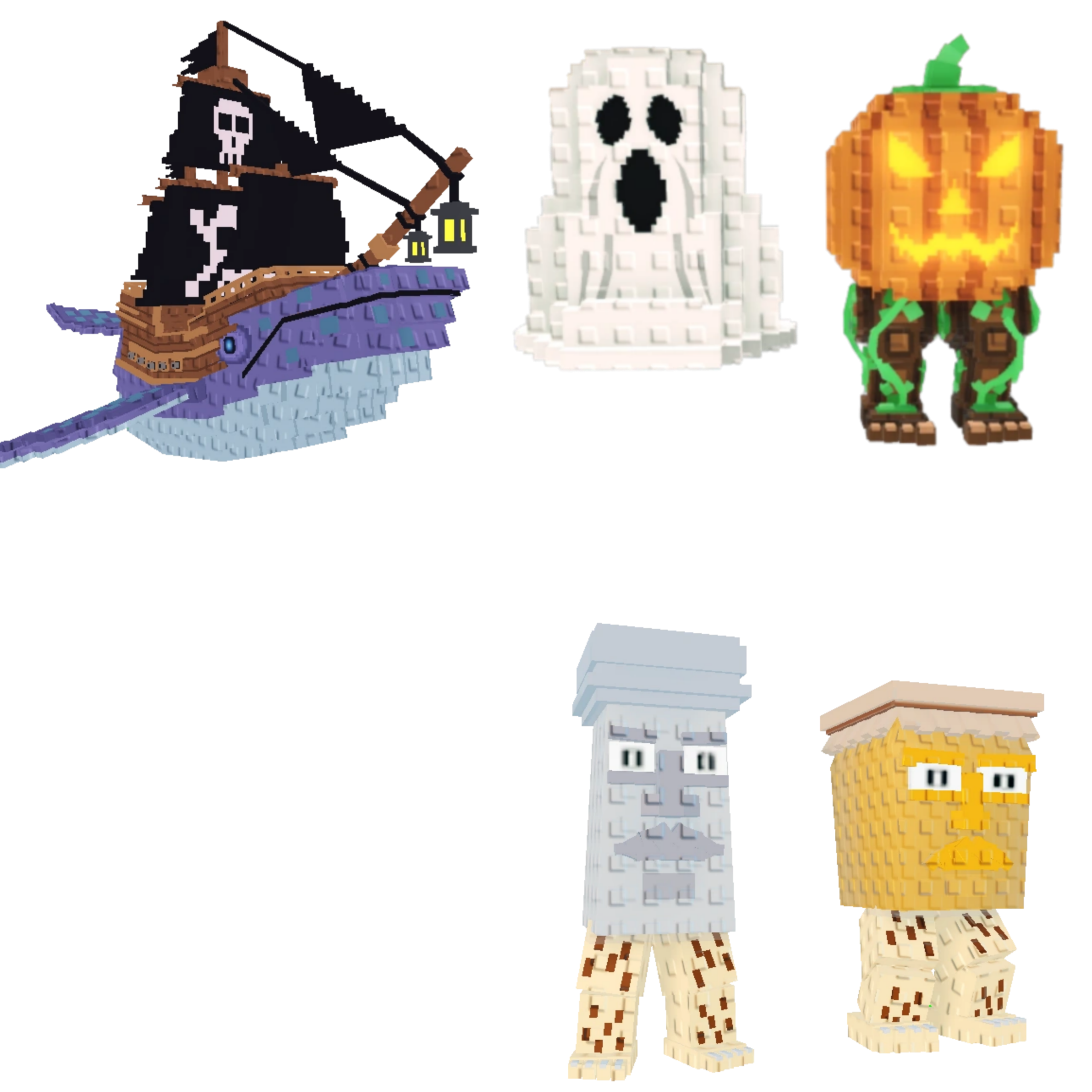 [BUNDLE] - 🦓 1x Capitano Moby 🦓 1x Garama and Madundung 🦓 1x Spooky and Pumpky