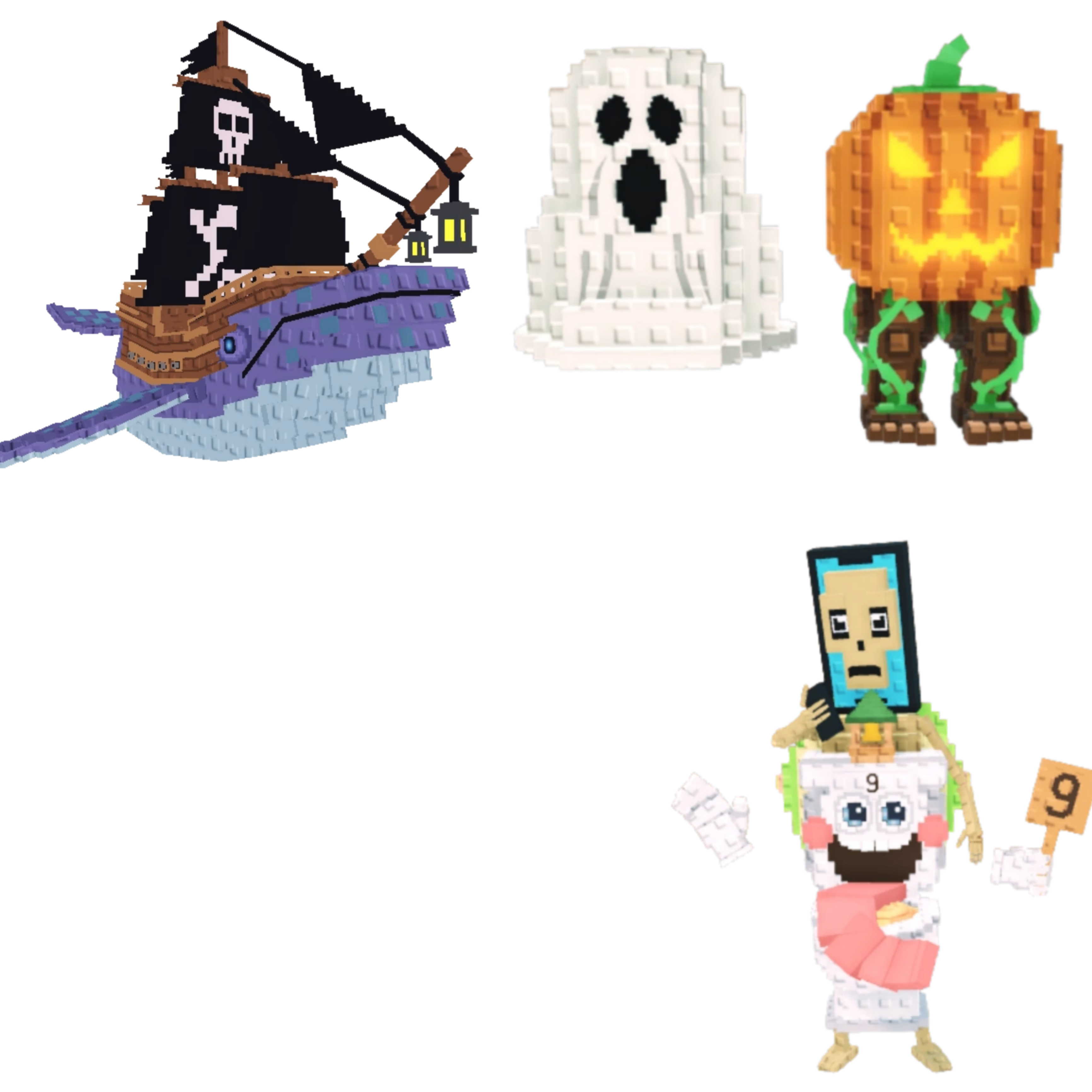 [BUNDLE] - 🦌 1x Capitano Moby 🦌 1x Spooky and Pumpky 🦌 1x La Secret Combinasion