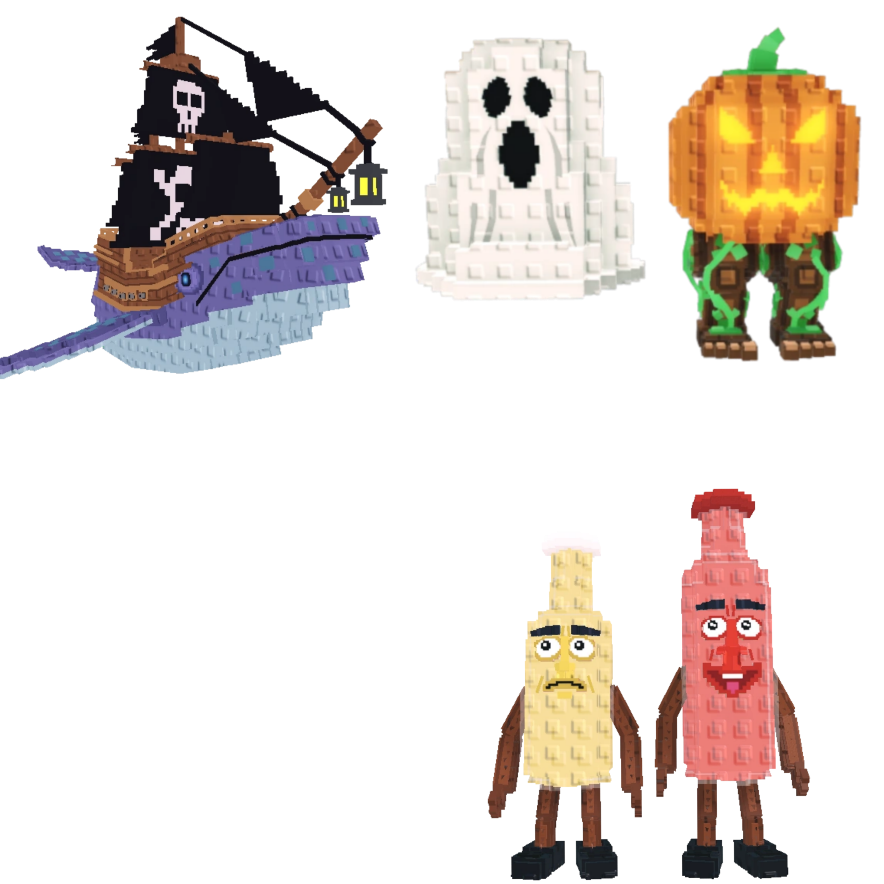 [BUNDLE] - 🐮 1x Capitano Moby 🐮 1x Spooky and Pumpky 🐮 1x Ketchuru and Musturu