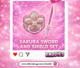 Sakura Sword and Shield Set