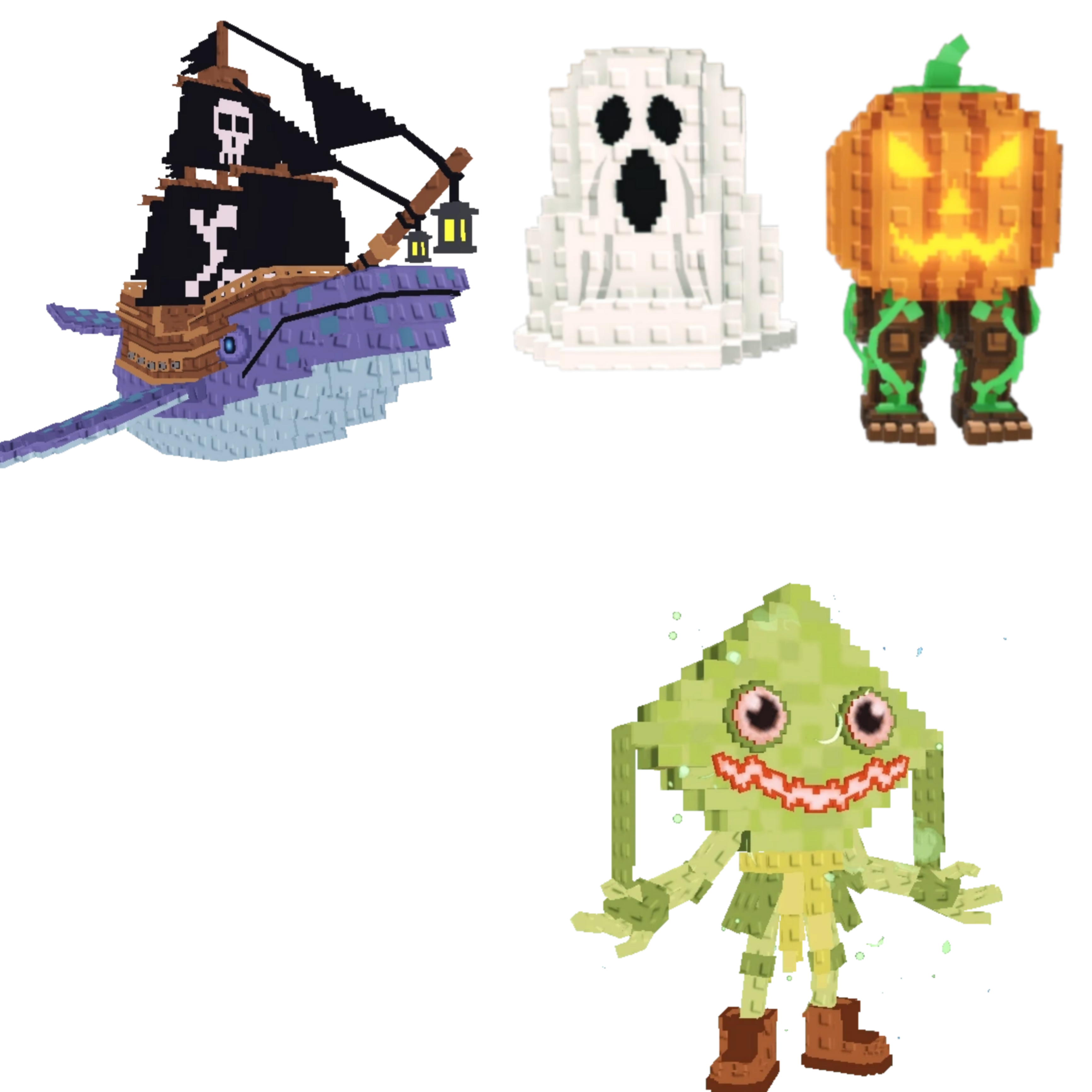 [BUNDLE] - 🐃 1x Capitano Moby 🐃 1x Spooky and Pumpky 🐃 1x Ketupat Kepat