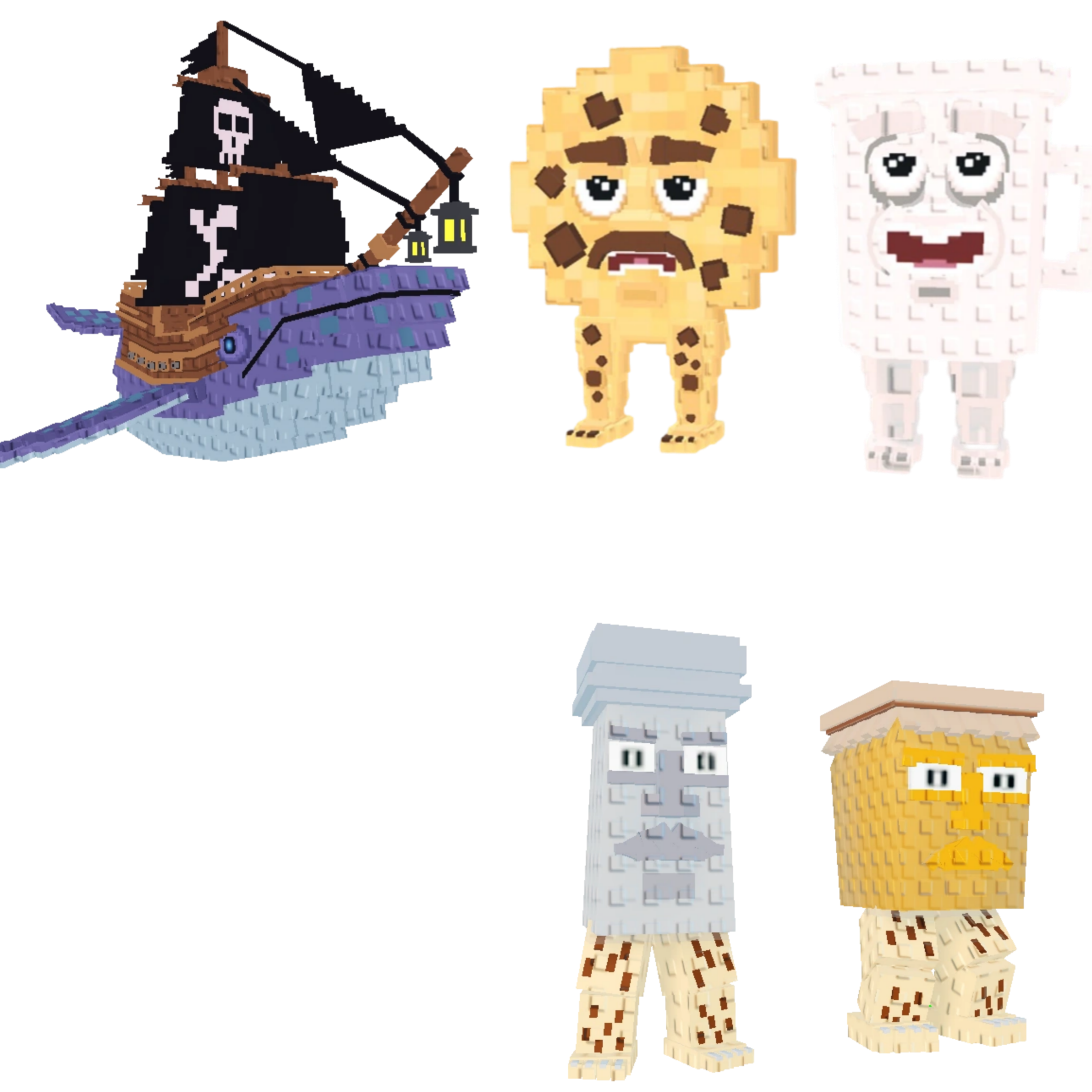 [BUNDLE] - 🐗 1x Capitano Moby 🐗 1x Cooki and Milki 🐗 1x Garama and Madundung