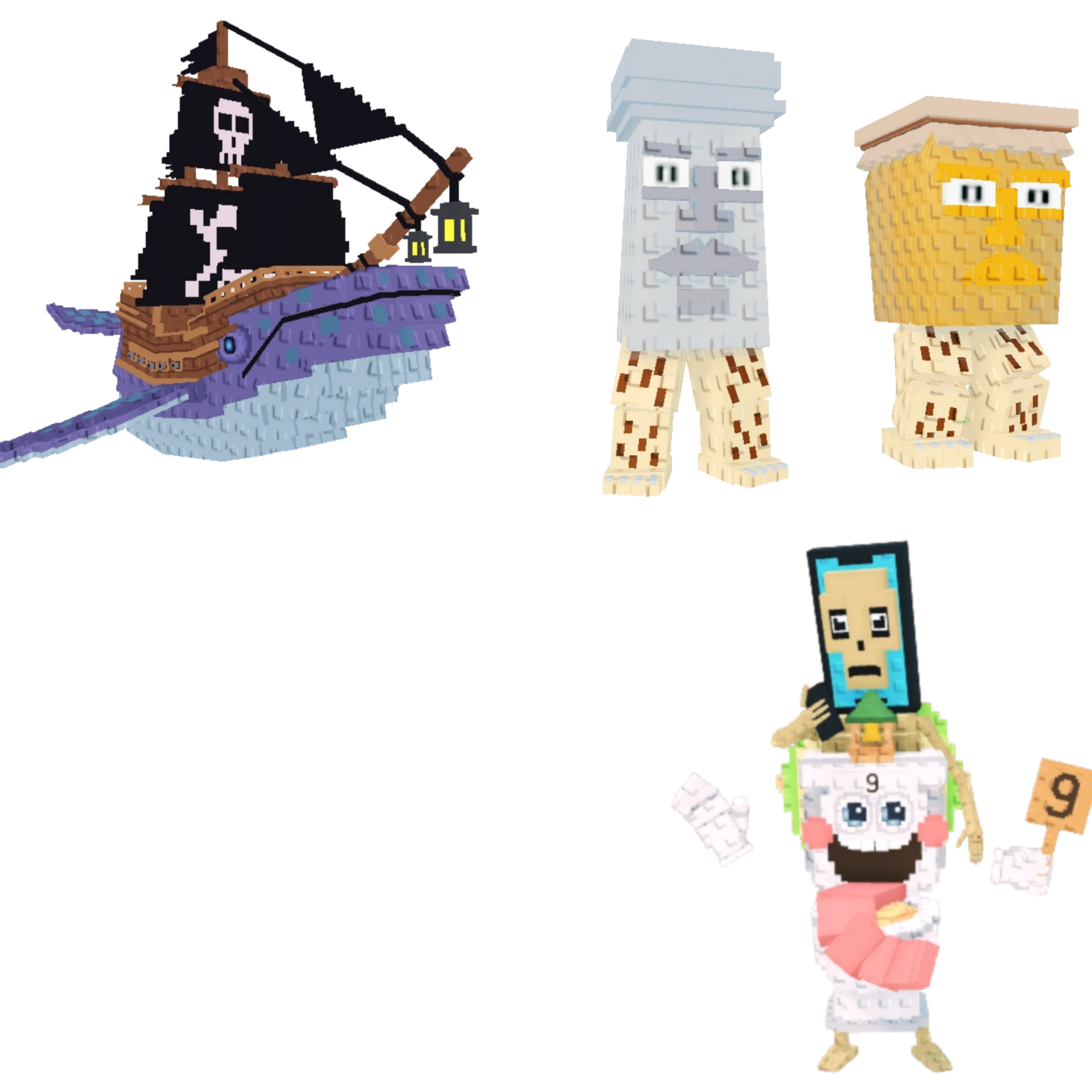 [BUNDLE] - 🐑 1x Capitano Moby 🐑 1x La Secret Combinasion 🐑 1x Garama and Madundung