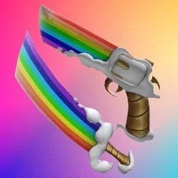 Rainbow Set Rainbow Gun Rainbow Knife Mm2