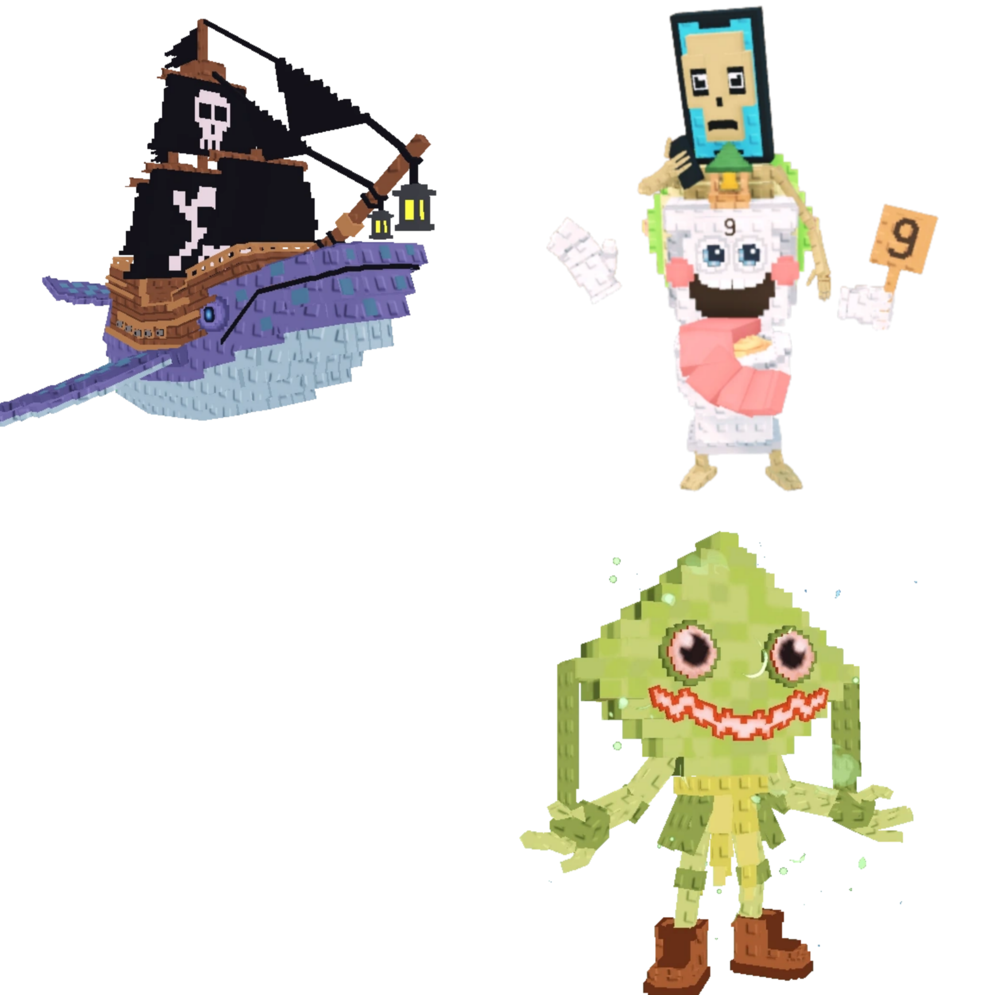 [BUNDLE] - 🦏 1x Capitano Moby 🦏 1x La Secret Combinasion 🦏 1x Ketupat Kepat