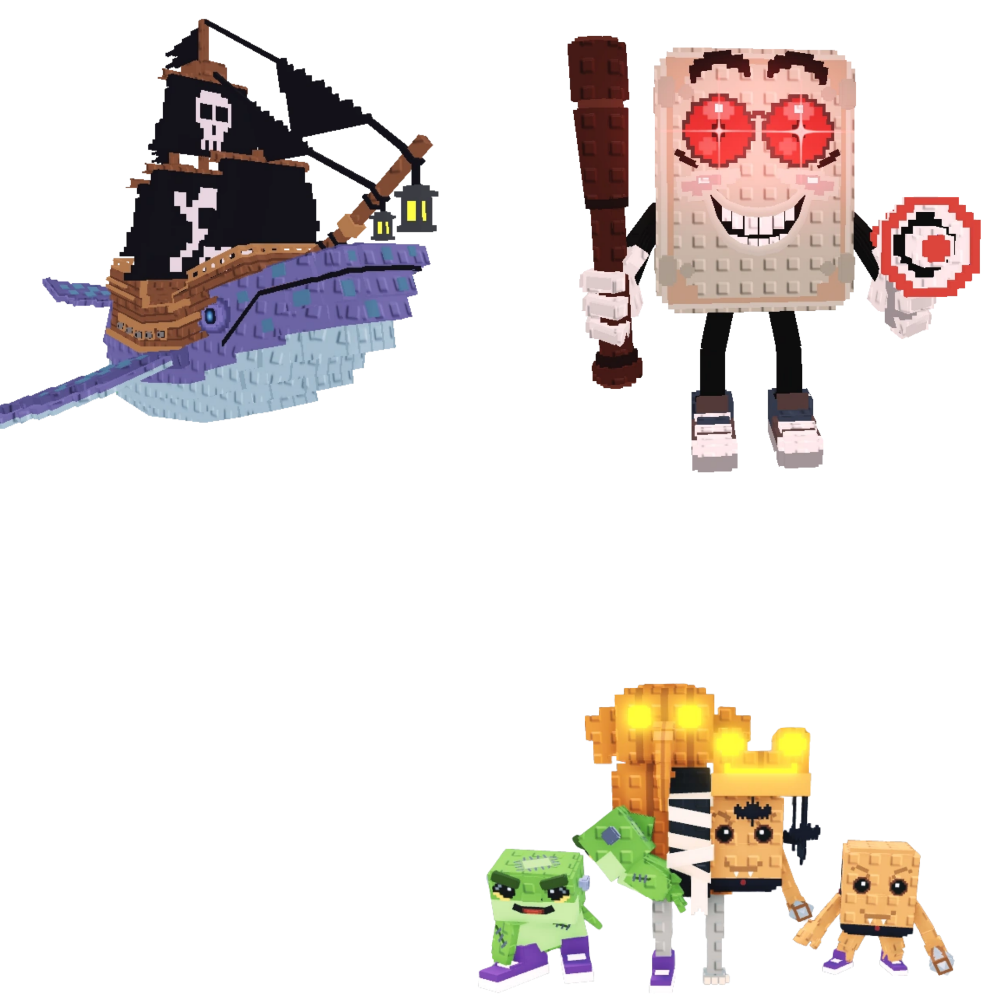 [BUNDLE] - 🐻 1x Capitano Moby 🐻 1x Tang Tang Keletang 🐻 1x Los Spooky Combinasionas