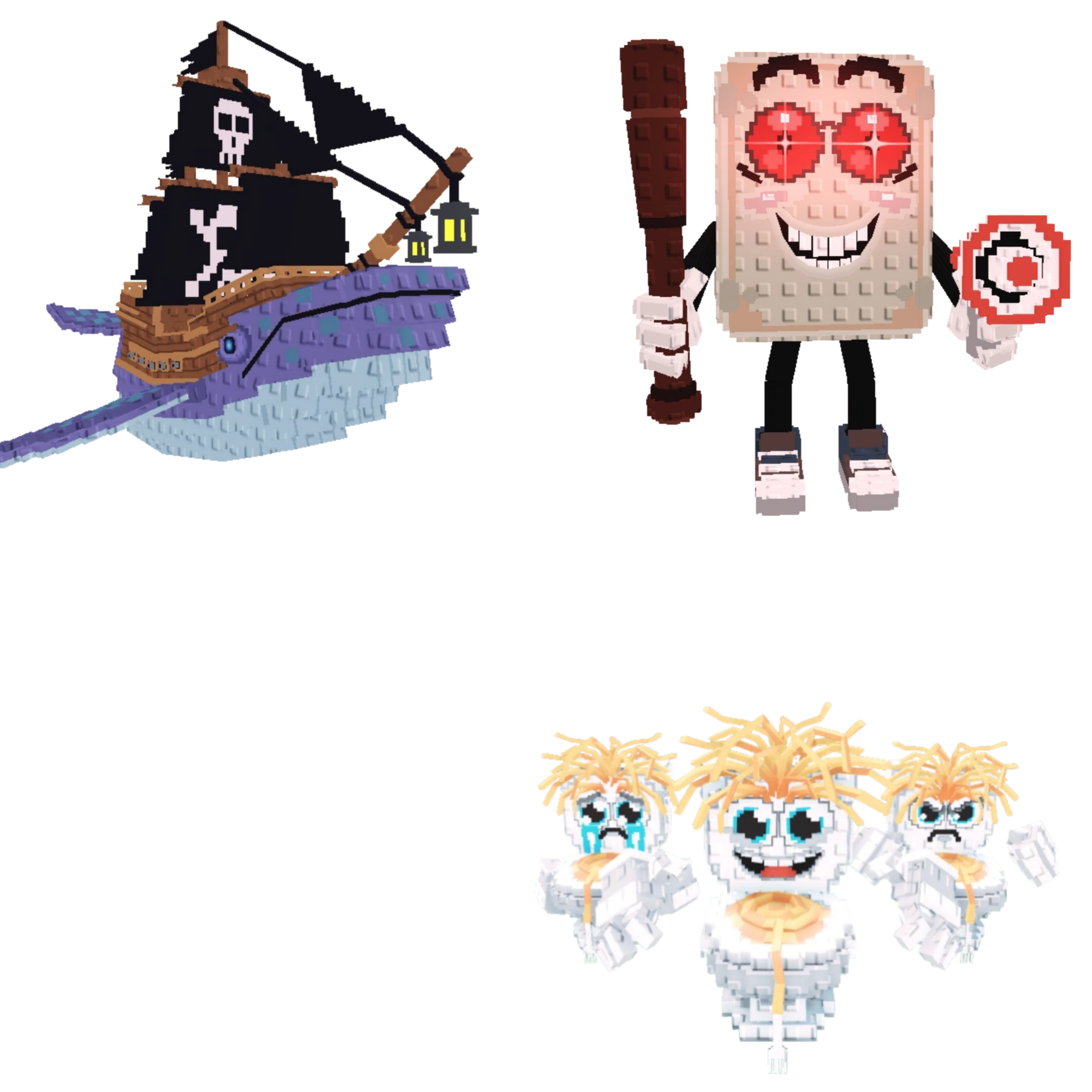 [BUNDLE] - 🐨 1x Capitano Moby 🐨 1x Los Spaghettis 🐨 1x Tang Tang Keletang