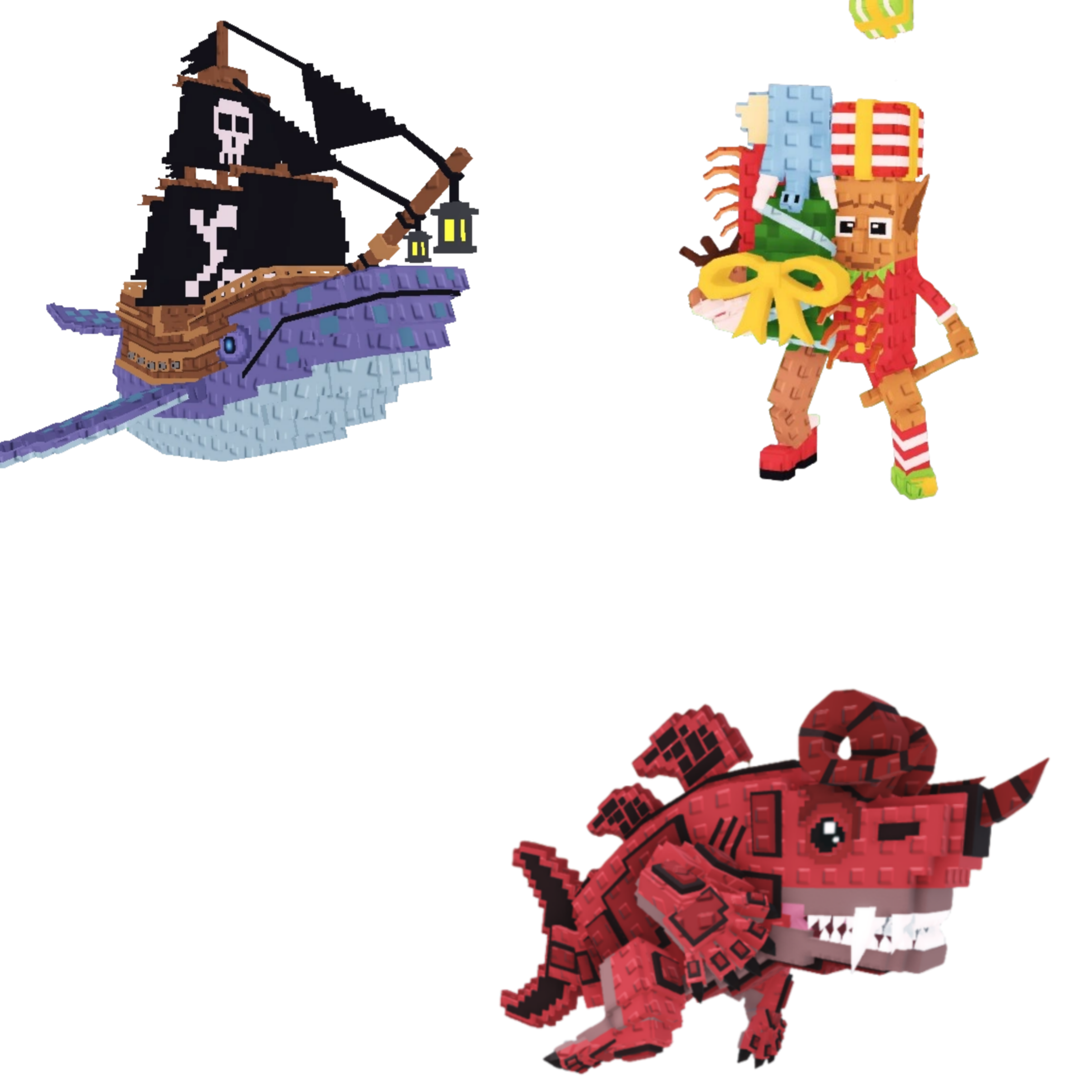 [BUNDLE] - 🦥 1x Capitano Moby 🦥 1x Eviledon 🦥 1x La Jolly Grande