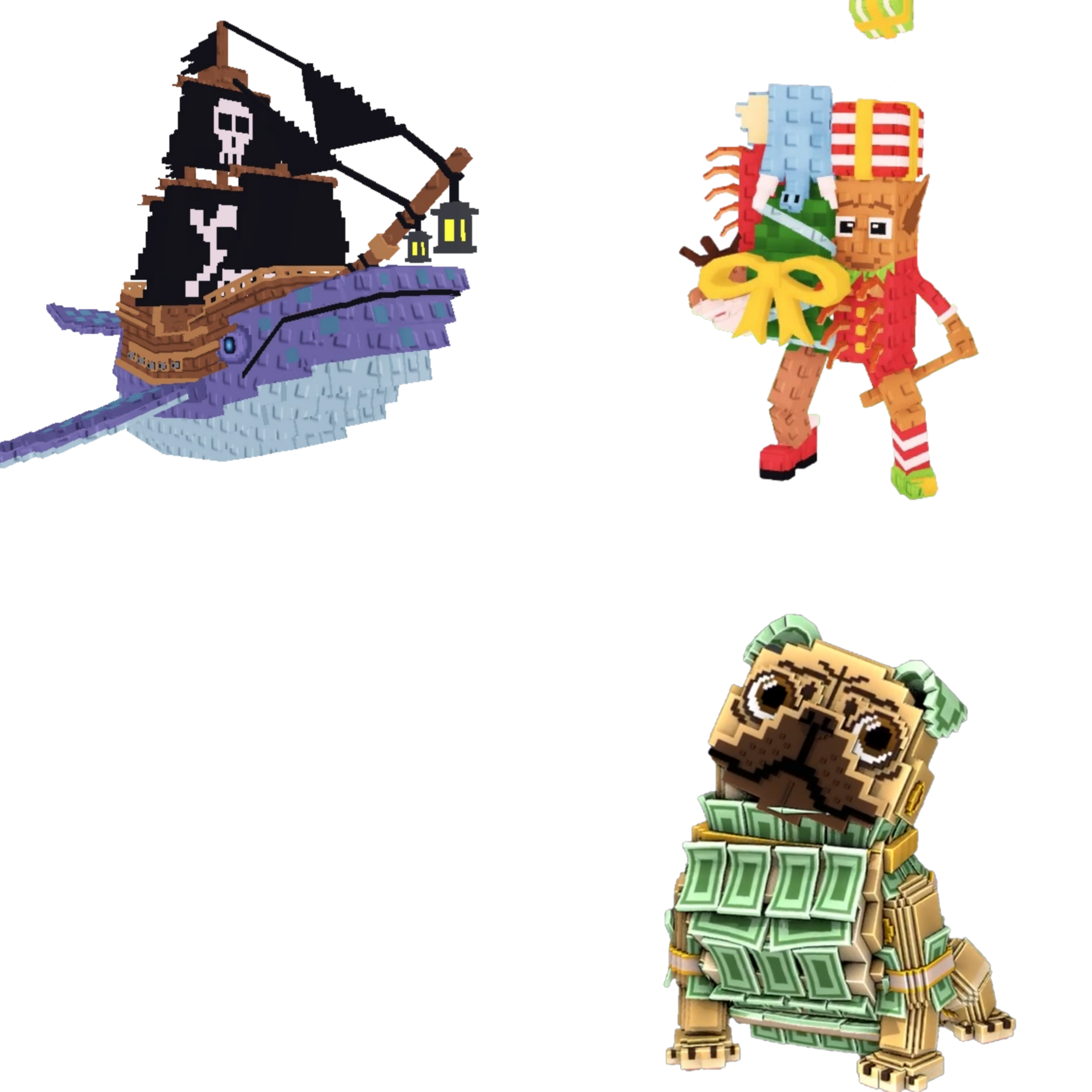 [BUNDLE] - 🦦 1x Capitano Moby 🦦 1x La Jolly Grande 🦦 1x Money Money Puggy