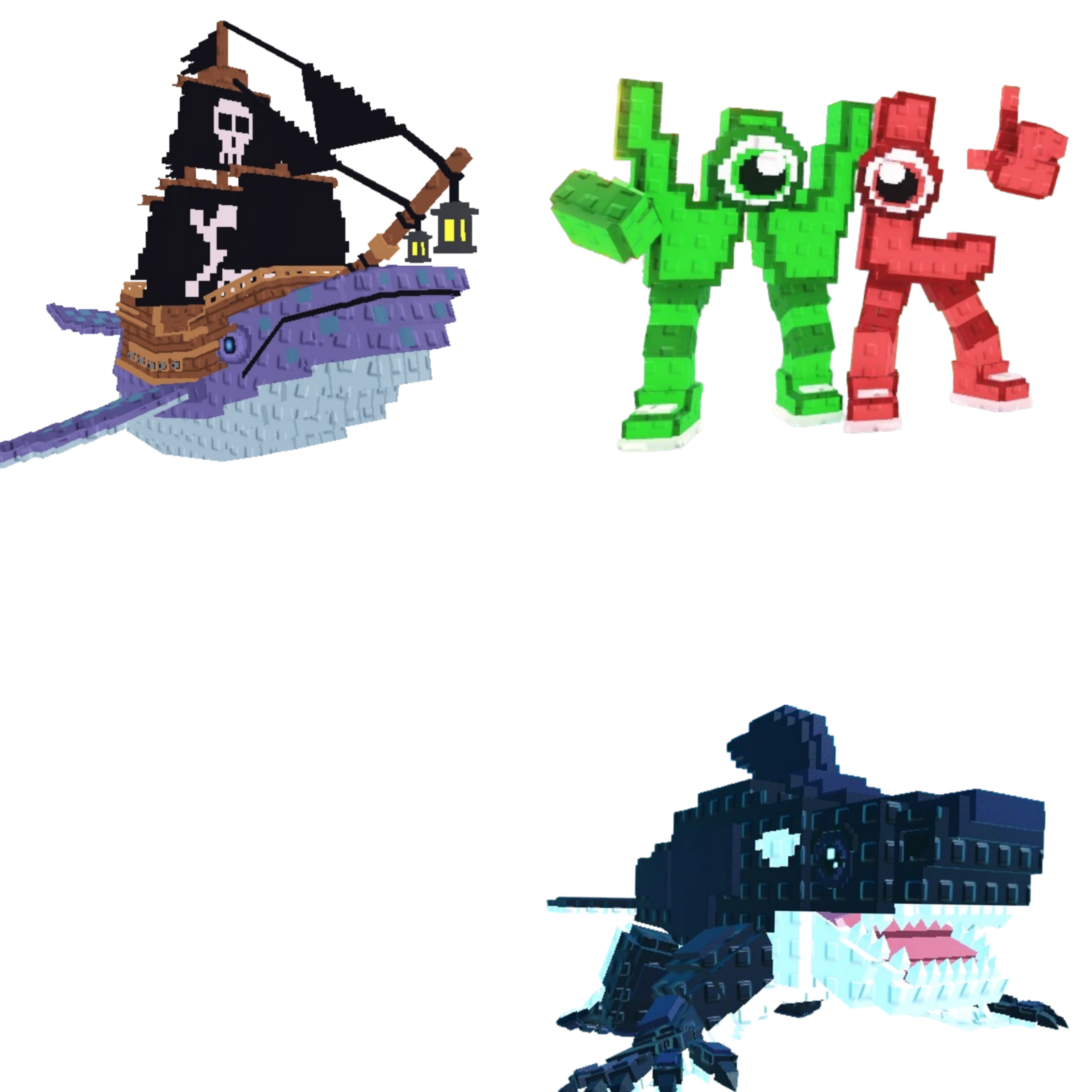 [BUNDLE] - 🦡 1x Capitano Moby 🦡 1x Orcaledon 🦡 1x W or L (WorL)